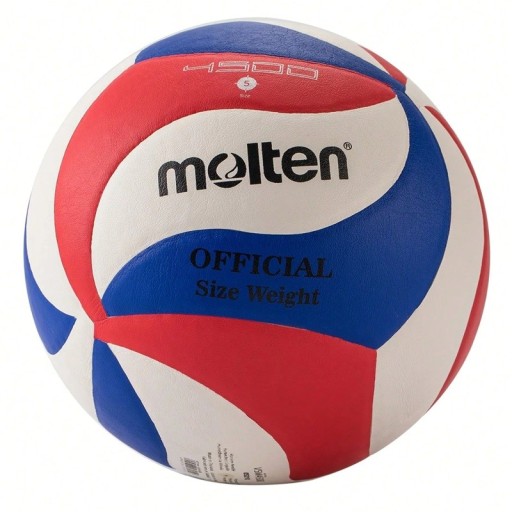 Balón de voleibol de tamaño estándar 5 fabricado en material PU. Balón de entrenamiento y recreo con una superficie agradable para jugar en interiores y exteriores.