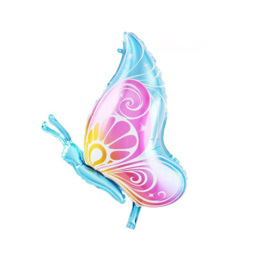 Balon din folie 76 x 58 cm în formă de fluture Decoratiune de petrecere Ornament gonflabil pentru aniversări Decoratiuni de nuntă și festive