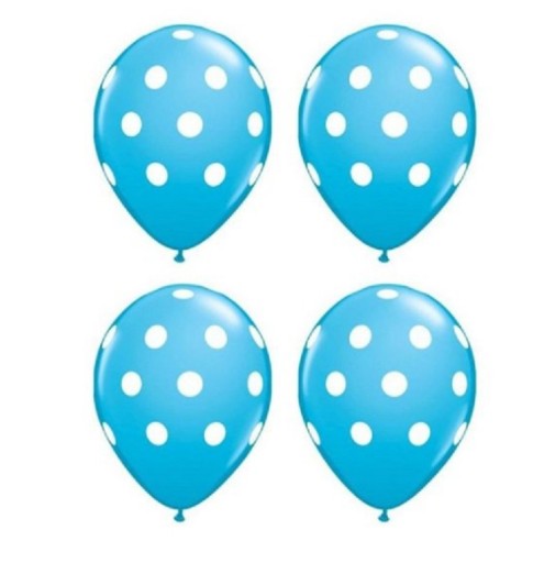 Balóniky s bodkami - 10 kusov