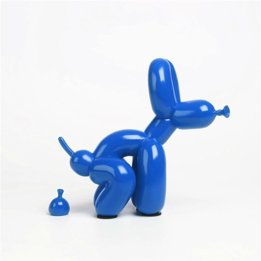 Balónový pes socha