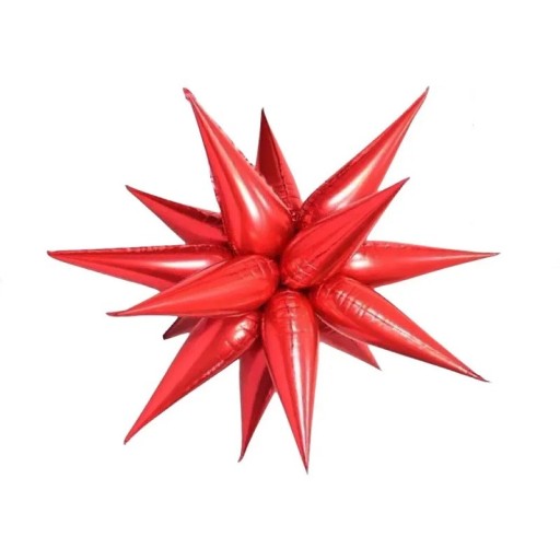Balony foliowe w kształcie gwiazdek Dekoracje świąteczne Strona dekoracji Kolorowe balony w kształcie gwiazdy 3D Nadmuchiwana gwiazda Dekoracyjna gwiazda foliowa 56cm 6szt