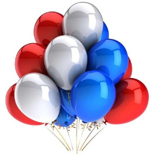 Balony urodzinowe wielokolorowe 25 cm 30 szt