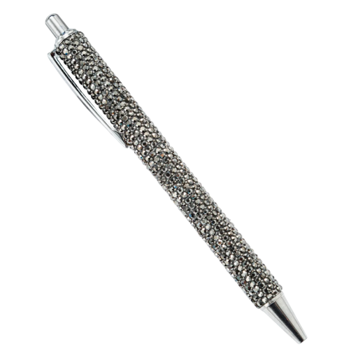 Balpen 14,4 cm Roségouden metalen pen met strass-steentjes Elegante huwelijks- en cadeaupen Luxe schrijfwaren voor kantoor en school