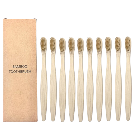 Bambu tandborste 10 st