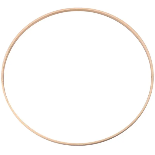 Bambusová obruč 40 cm Kulatá bambusová dekorace pro ruční práce DIY věnce Makramé květinové dekorace Domácí tvoření výzdoba