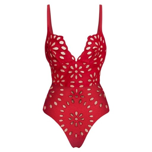 Bañadores de una pieza para mujer Escote en V Tirantes finos Unicolores Con flores Spandex Poliéster Elásticos Bañadores elegantes de verano