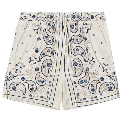 Bañadores infantiles para niños con diseño de cachemira y cordón ajustable en la cintura, pantalones cortos de baño con bolsillos laterales para la playa y como pantalones cortos de verano