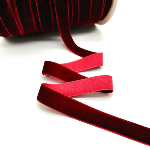 Band 20 mm 4,6 m Samt Luxus Dekoband Dekoratives Samtband für Geschenke Hochzeitsdekoration Handarbeit Kreative Kreation Glänzendes Band