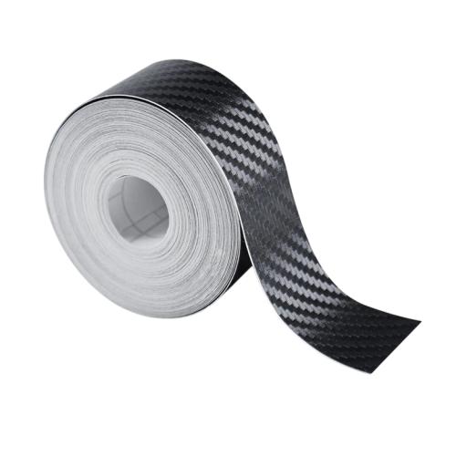 Bandă autoadezivă nano carbon 3cm x 5m Folie de protecție din carbon pentru mașină Uși Bare de protecție Oglinzi Protecția suprafeței
