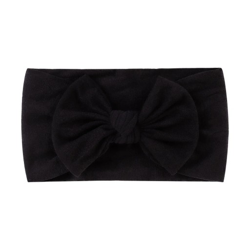 Bandeau élastique pour nouveau-nés avec nœud Bandeau doux pour enfants Bandeau ajustable pour bébés Accessoire capillaire mignon Bandeau cadeau