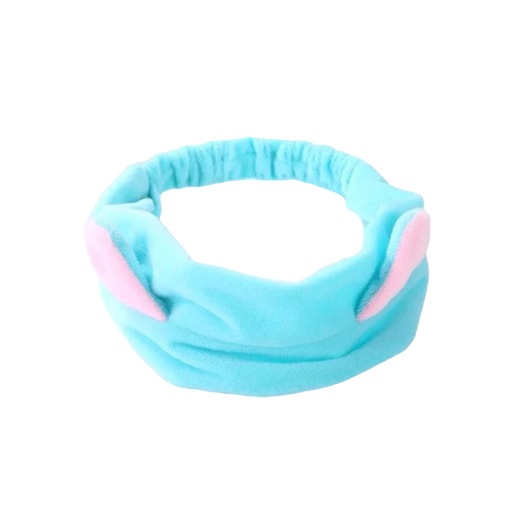 Bandeau en peluche cosmétique