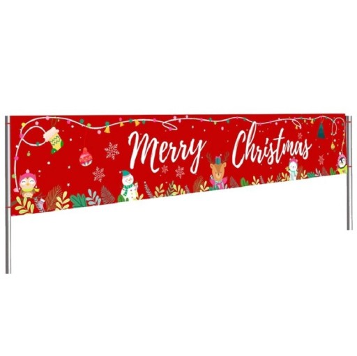 Baner bożonarodzeniowy 240 x 40 cm P4095