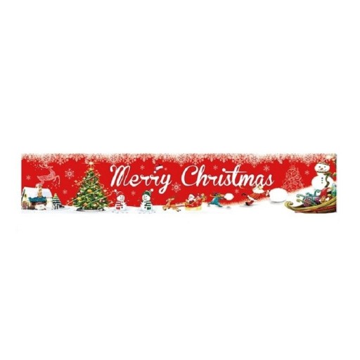 Banner navideño 210 x 40 cm