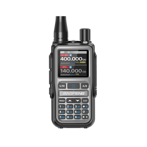 Baofeng 5R Mini Transceiver with Multi-Band and Bluetooth 999 Channels Scanning USB-C Charging Radio and Dual PTT for Outdoor and Work
