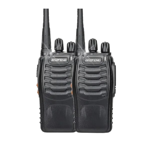 Baofeng BF 888S​​​​​​​​antennával ellátott walkie talkie 2 db nagy hatótávolságú adó Professzionális walkie talkie 16 csatornás nagy teljesítményű walkie talkie LED zseblámpával 11,5 x 6 x 3,3 cm