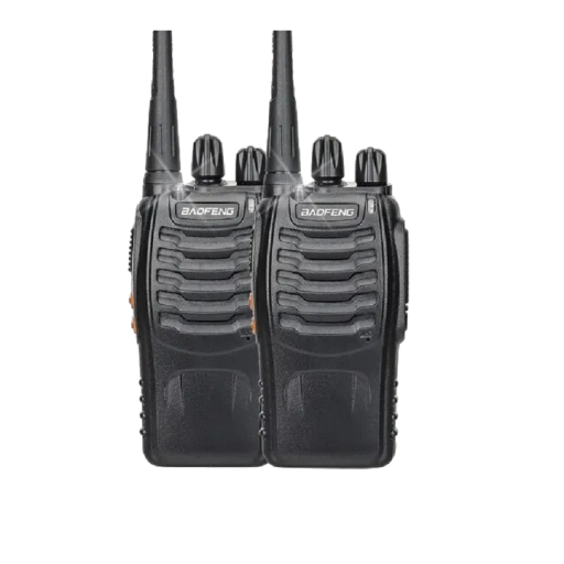 Baofeng BF 888S​​​​​​​​​​​ radio med antenne 2 stk. Langtrækkende radio Professionel radio 16 kanaler Højtydende radio med LED-lommelygte 11,5 x 6 x 3,3 cm