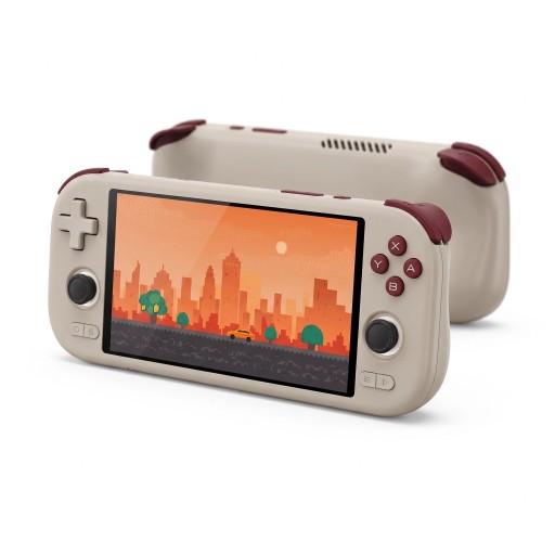 Bärbar spelkonsol med pekskärm IPS 5,5" 1080p och Android 14 4 GB + 64 GB med batteri 5000 mAh och joysticks med Hall-effekt