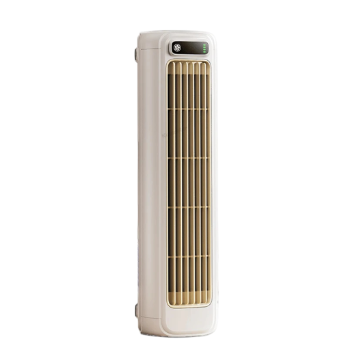 Bärbar tornfläkt 31,2x8,9x8,4 cm med 2000 mAh batteri, 3 hastigheter och LED-belysning för skrivbord, sovrum och resor