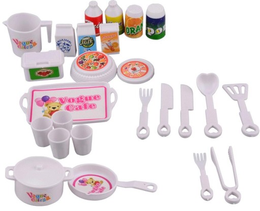 Barbie-keittiövälineet 25 kpl