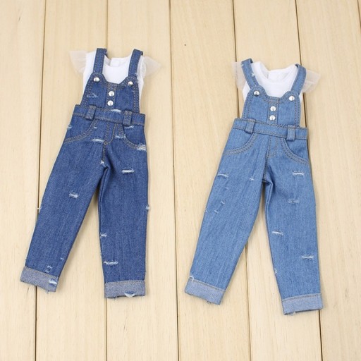 Barbie-kostume T-shirt og overalls