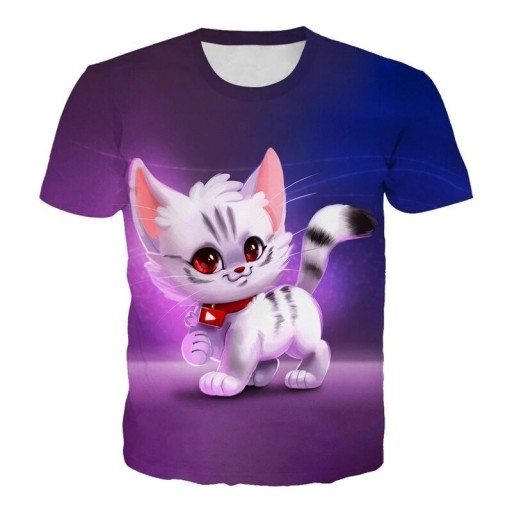 Barn T-shirt med djur B1414