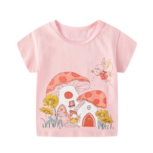 Barn T-shirt med djur B1533