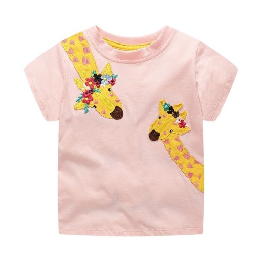 Barn T-shirt med djur B1533