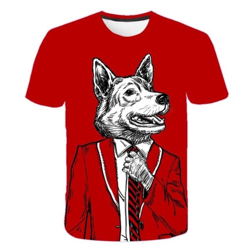 Barn T-shirt med djur B1545