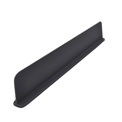 Barreira de proteção para a pia 49 x 8,5 x 5 cm Barreira de silicone contra água a respingar Ventosas Estabilização inferior Barreira