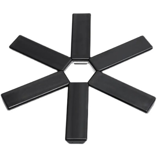 Base de plástico dobrável para panelas e frigideiras com alta isolação térmica, resistente, base para pratos e tigelas, utensílio de cozinha prático