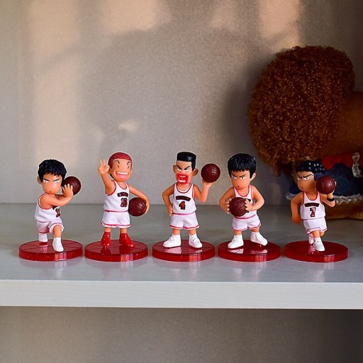 Basketbalteamfiguren 5 stuks