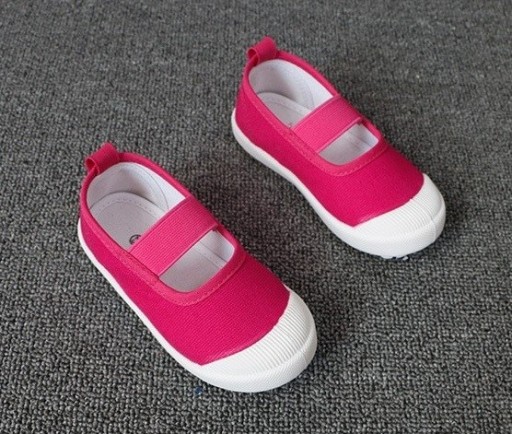 Baskets en toile pour filles