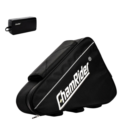 Batería para bicicleta eléctrica 48 V 31,5 Ah 1512 Wh celdas 21700 bolsa negra dimensiones 40 x 26,5 x 9,5 cm con cargador 4 A para e-bike