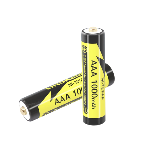 Bateria recarregável AAA 1,2V 1000mAh Ni-MH 1 unid. 10,5x44,5 mm Bateria pré-carregada para máquina fotográfica, lanterna, brinquedos, máquina de barbear
