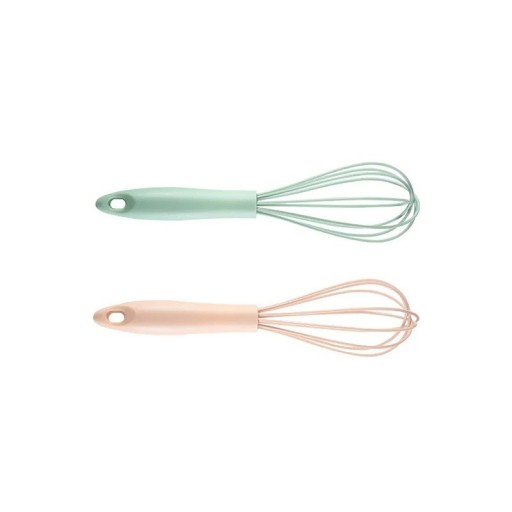 Batidor de silicona 25,4 cm Utensilio de cocina con asa para colgar Resistente a altas temperaturas