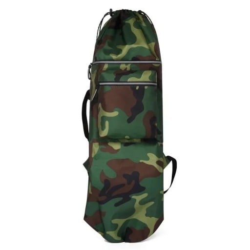 Batoh na freediving vodotěsný úložný vak na potápěčské vybavení 110 x 32 cm z 600D oxfordské tkaniny maskáčový na potápění a lov ryb