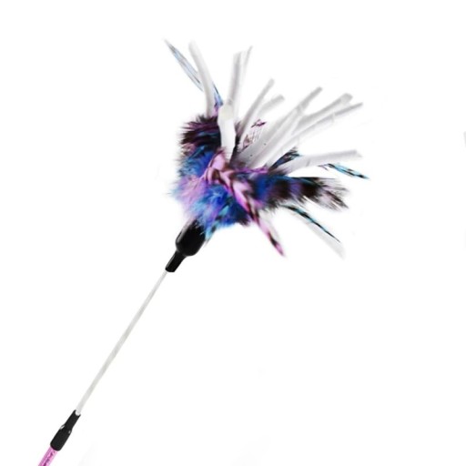 Bâton avec plumes pour chats G3020