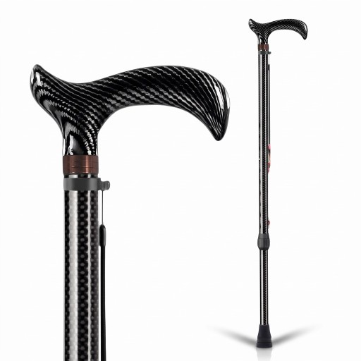 Bâton de marche et de randonnée 68–93 cm Télescopique avec 10 positions de réglage Poignée antidérapante 12,5 cm Charge maximale 100 kg Pour une hauteur de 140–185 cm