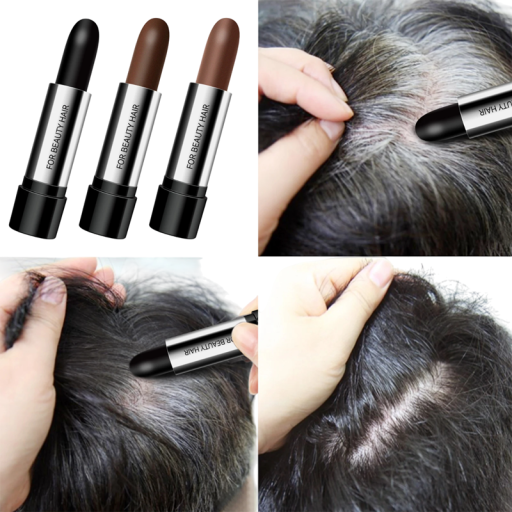 Bâton de teinture capillaire localisée pour couvrir les racines et les cheveux gris Correcteur capillaire Application facile Couverture instantanée des imperfections capillaires