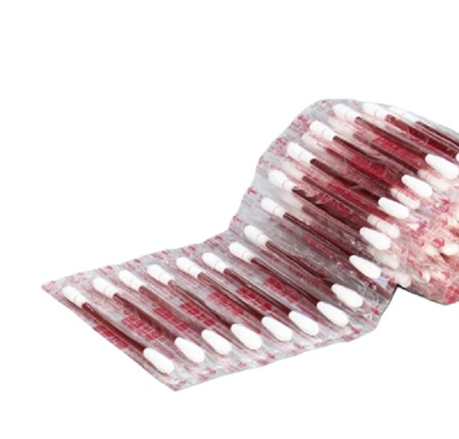 Bâtonnet de coton pour désinfection de la peau à l'iode 50 pcs