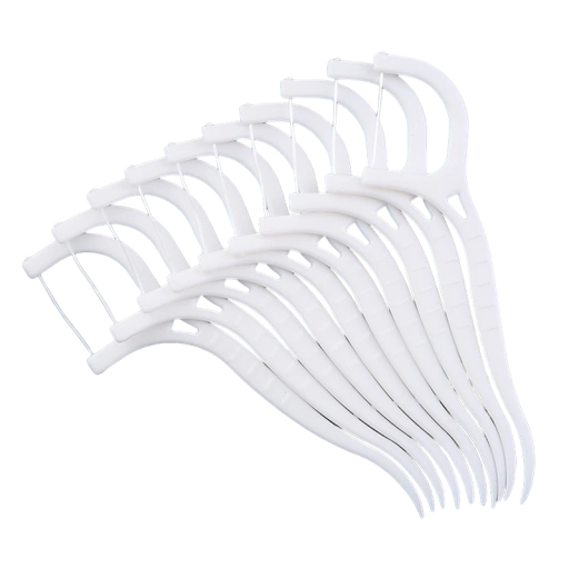 Bâtonnets dentaires avec fil 100 pcs