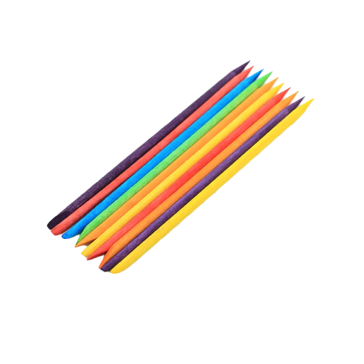 Bâtonnets en bois pour manucure 11,5 cm