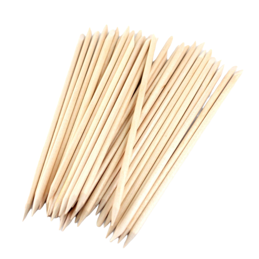 Bâtonnets en bois pour manucure 30 pcs
