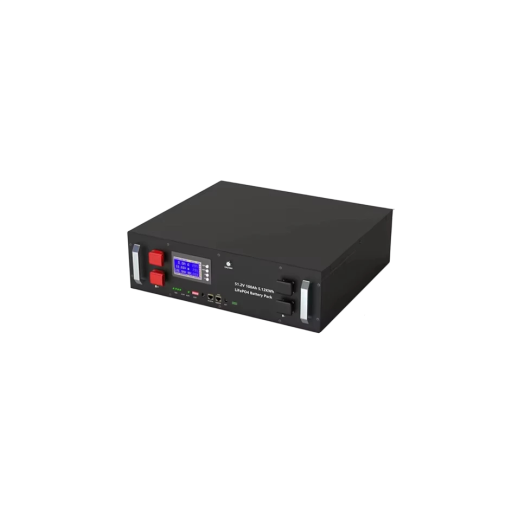 Batteri LiFePO4 48 V 100 Ah lithiumbatteri 5120 Wh smart BMS 16S Bluetooth M8 6000 cyklus 480 x 440 x 200 mm sort til solenergilagring
