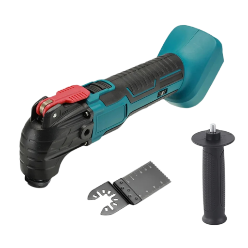 Batteridrevet oscillerende slibemaskine 170 W 6 hastigheder 5000–20000 omdr./min til Makita 18V/21V grøn sort til skæring og fjernelse af materiale