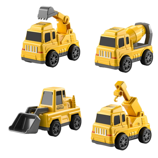 Baufahrzeug-Set 4-tlg