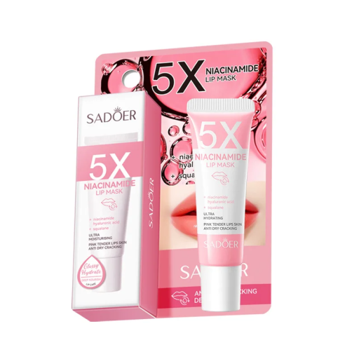 Baume à lèvres éclaircissant 10 g avec niacinamide Soin hydratant des lèvres Baume nourrissant contre la pigmentation Régénération douce des lèvres