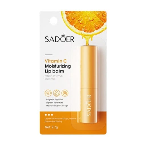 Baume à lèvres nourrissant Vitamine C Hydratation et régénération Apparence saine Lèvres douces et lisses Protection contre le dessèchement