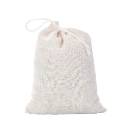 Bavlnasäkkien sarja narulla 20x30 cm 10 kpl beigejä lahjasäkkejä vaatteille ja säilytykselle