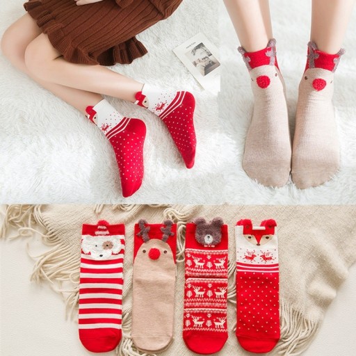 Bavlněné ponožky Vánoce